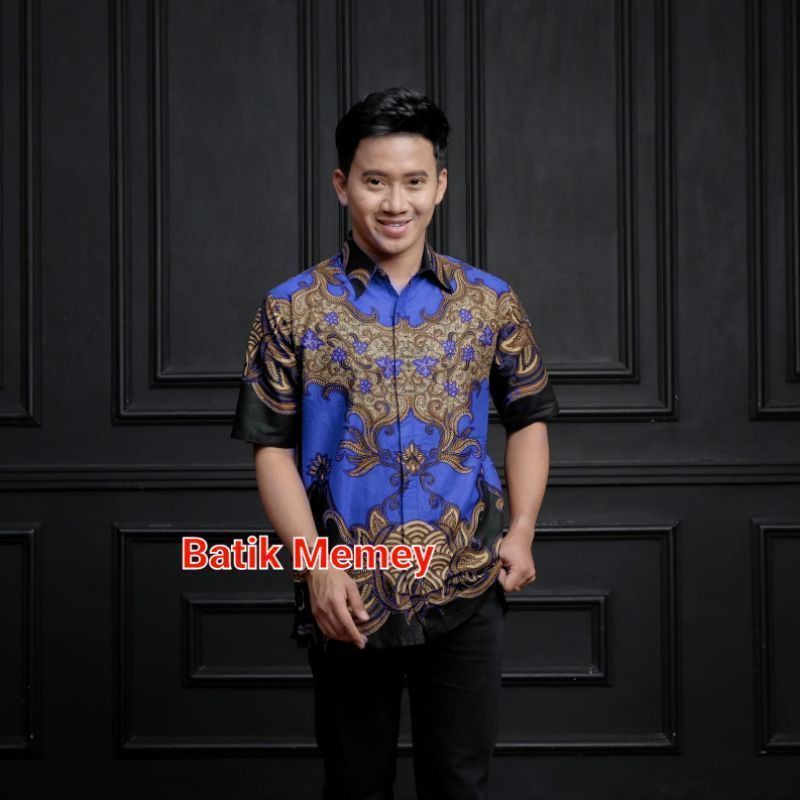 Batik Pria Baju Batik Pria Gus Azmi Syubbanul Muslimin Batik Katun Halus Hadroh Azzahir Santri muslim, Moderen