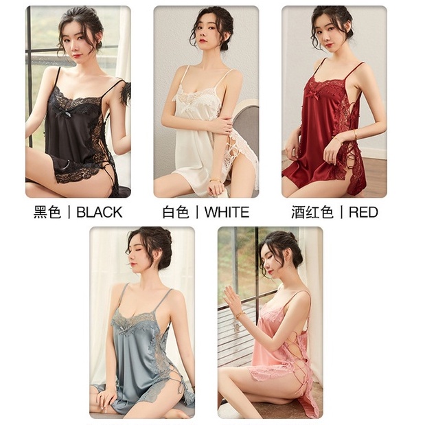 BV.ID BT927 Lingerie Sexy Renda Pita Baju Tidur  Seksi Wanita Style Korea