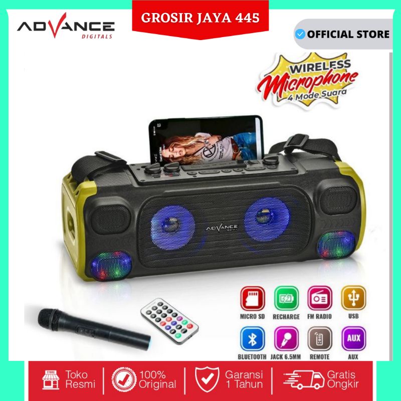 SPEAKER ADVANCE BLUETOOTH K421 + FREE MIC (ADVANCE)