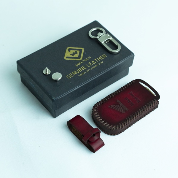 Jayuwan KTA Keyless Cover Kulit Asli Untuk Motor Vario