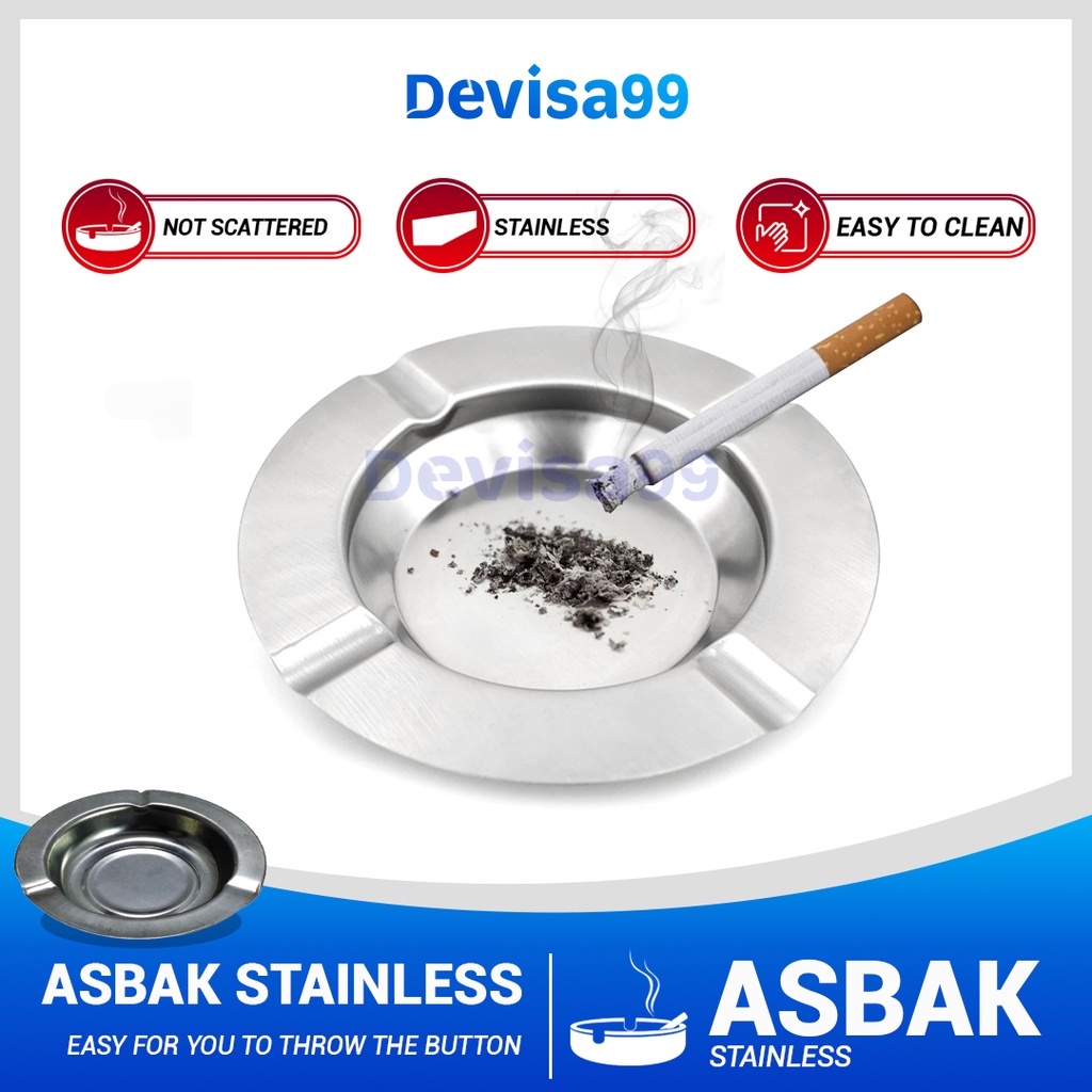 ASBAK STAINLESS / ASBAK SENG BULAT