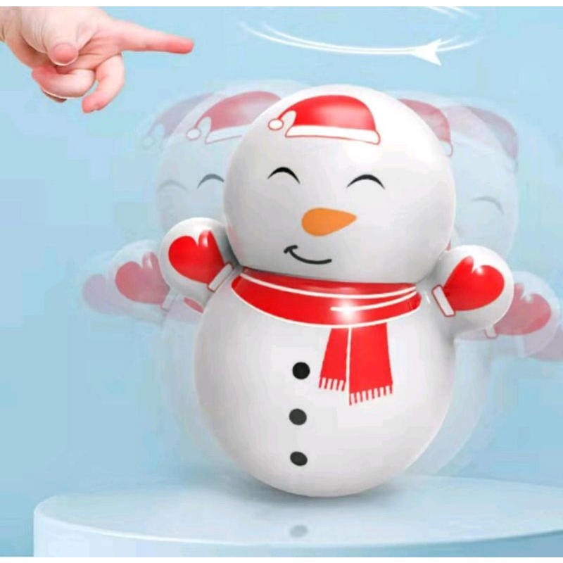 FerenHongXia Mainan Bayi Mini Tumbler Goyang Karakter Boneka Ayun Stress Relief Toy