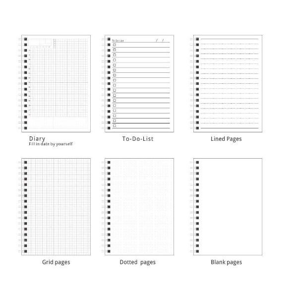 Journal Book Loose Plastic Cover - Buku Jurnal Plastik