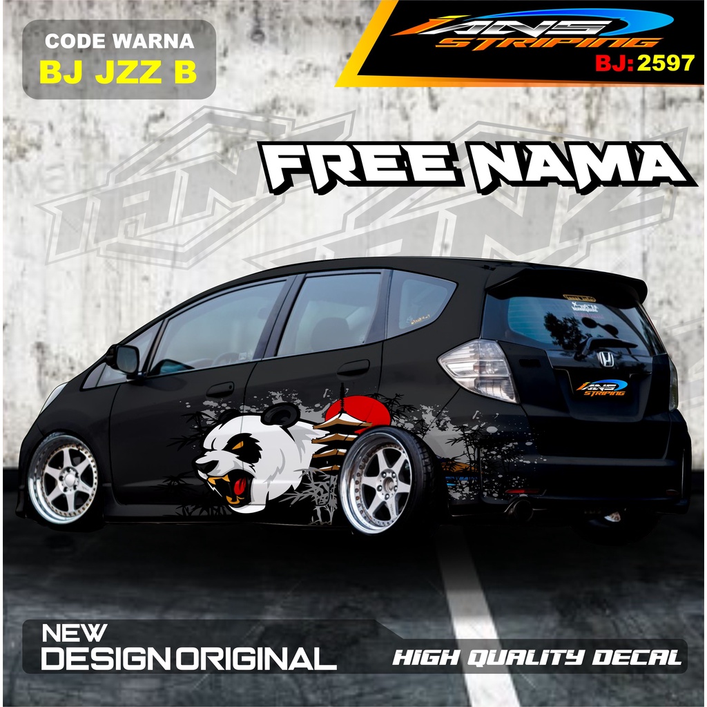 STIKER VARIASI MOBIL BRIO, JAZZ / STICKER MOBIL /DECAL STICKER MOBIL / STIKER JAZZ, AGYA, AYLA