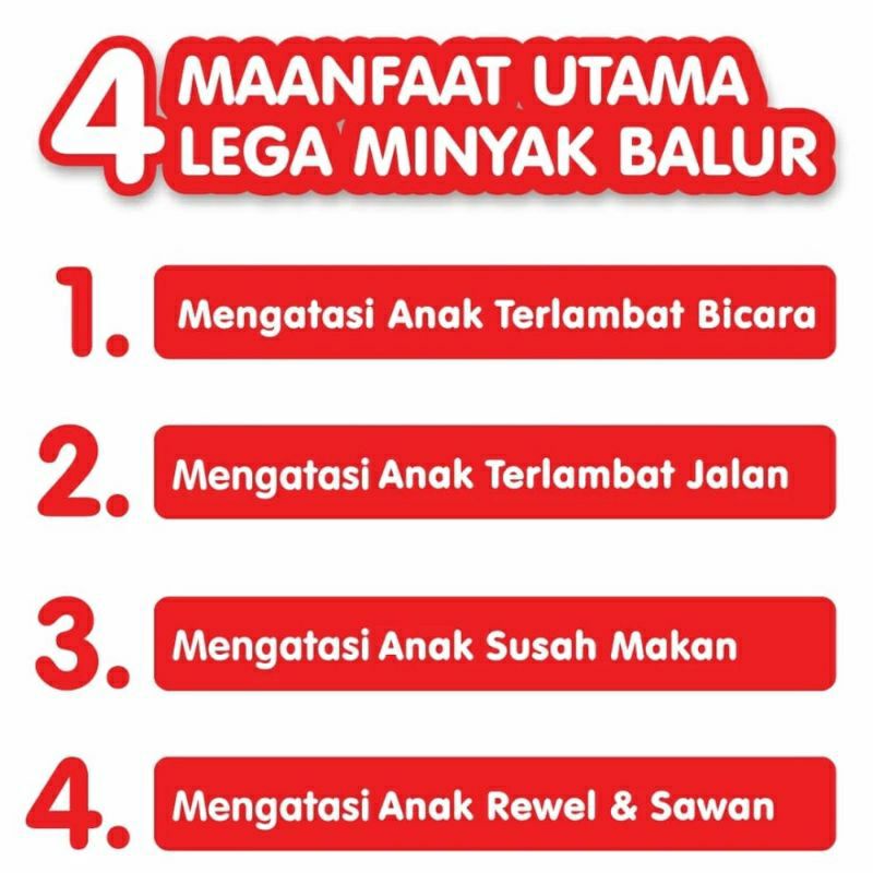 LEGA Minyak Balur Pijat Massage Bayi Anak Kids Plus 100 ML