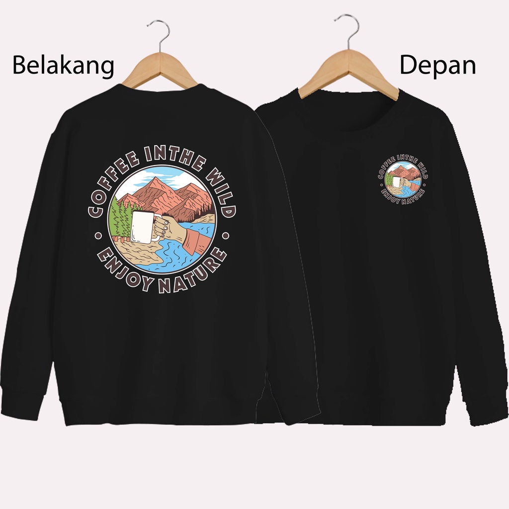 SWEATER UNISEX DB COFFE PRIA DAN WANITA  SWEATER JUMBO