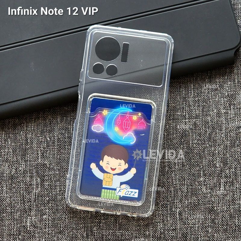 INFINIX NOTE 12 VIP INFINIX HOT 12I INFINIX HOT 8 CLEAR CARD CASE SLOT KARTU CASE INFINIX NOTE 12 VI