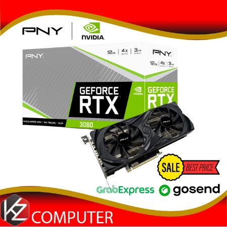 PNY GeForce RTX 3060 12GB GDDR6 UPRISING Dual Fan / RTX3060 NEW