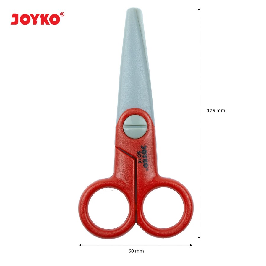 Joyko SC-18 Scissors Gunting Kertas Aman untuk Anak Toddler Kids