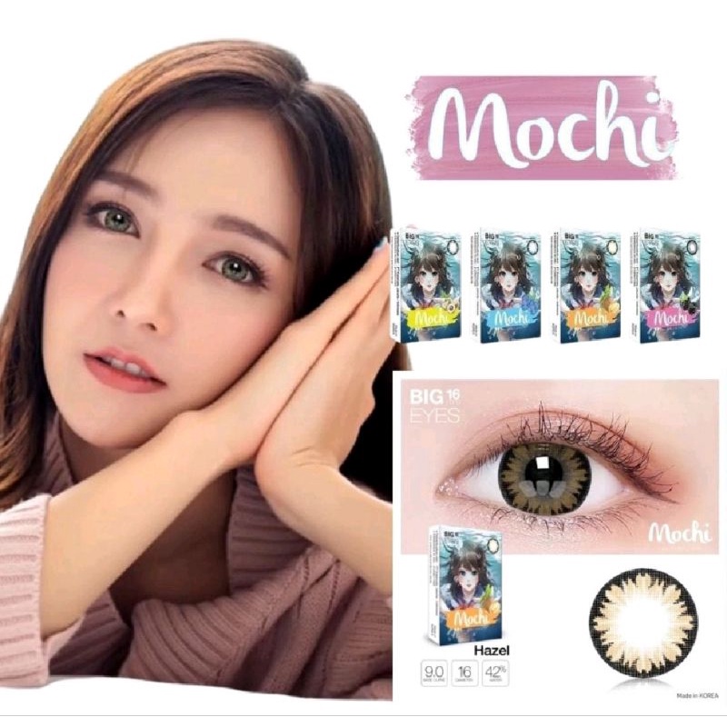 X2 Mochi Softlens Warna Ukuran Normal Sampai -3.00