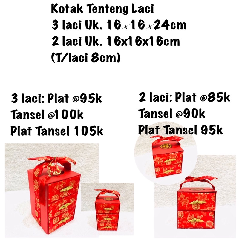 

Kotak Tenteng 2 Laci - CNY 2022