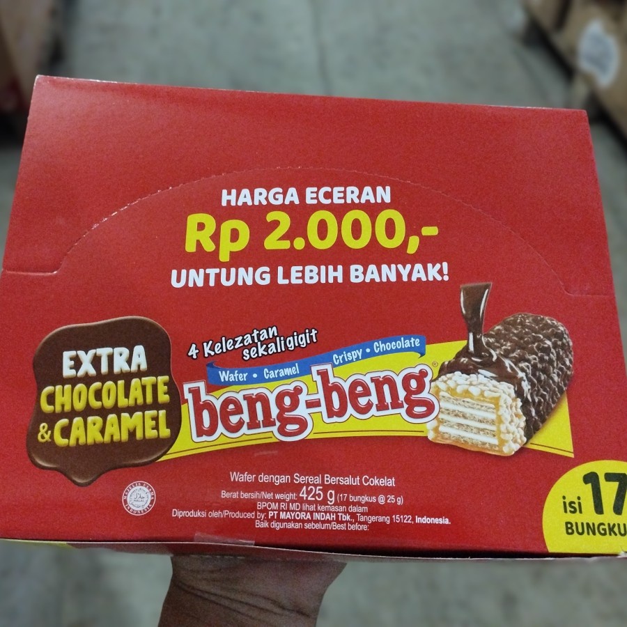 

beng beng EXTRA chocolate and caramel box 25gr