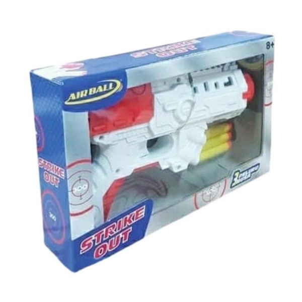 Unik Mainan Pistol Nerf by AIRBALL  Strike Out  Diskon