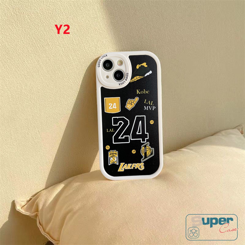 Casing Soft Case Redmi 9T 12C 9 10A 10 9A 10C A1 9C POCO F4 M3 X3 Pro Redmi Note 10s 11s 10 9 Pro 8 9s 11 Pro Plus Mi 12 11 Lite 11T Trendy N.B.A Lakers James Kobe Sarung Label