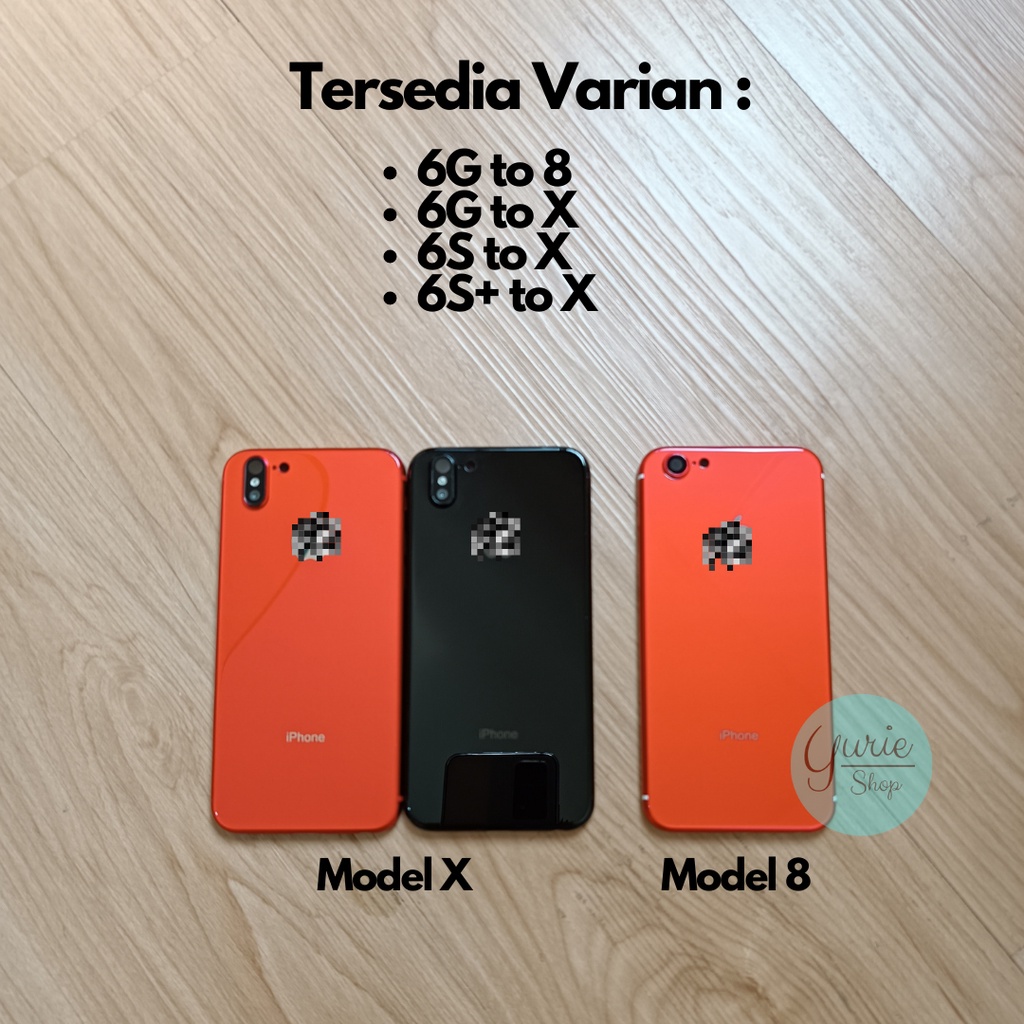 Housing Casing Kesing Back Door Fullset 6G 6S 6S+ To Model 8G X