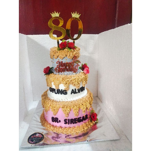 Wedding Cake Cake Ultah Tingkat 3 kue pernikahan