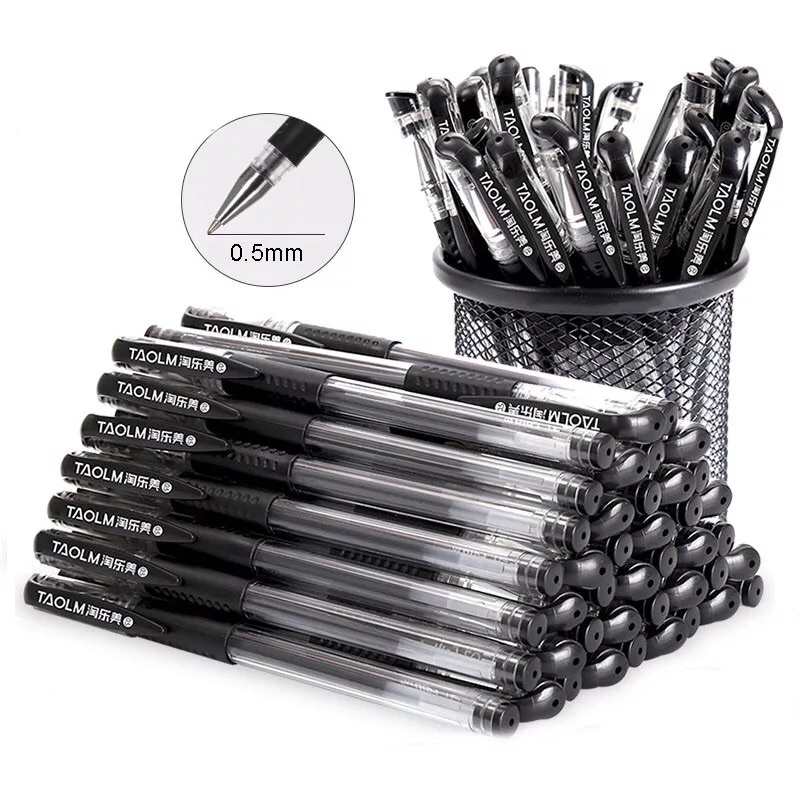 

Pen Gel Mini 0.5mm/Pulpen Internasional Balpoin Murah/Pena Jel Kepala Mata Jarum/Pulpen Hitam merah biru pulpen kantor