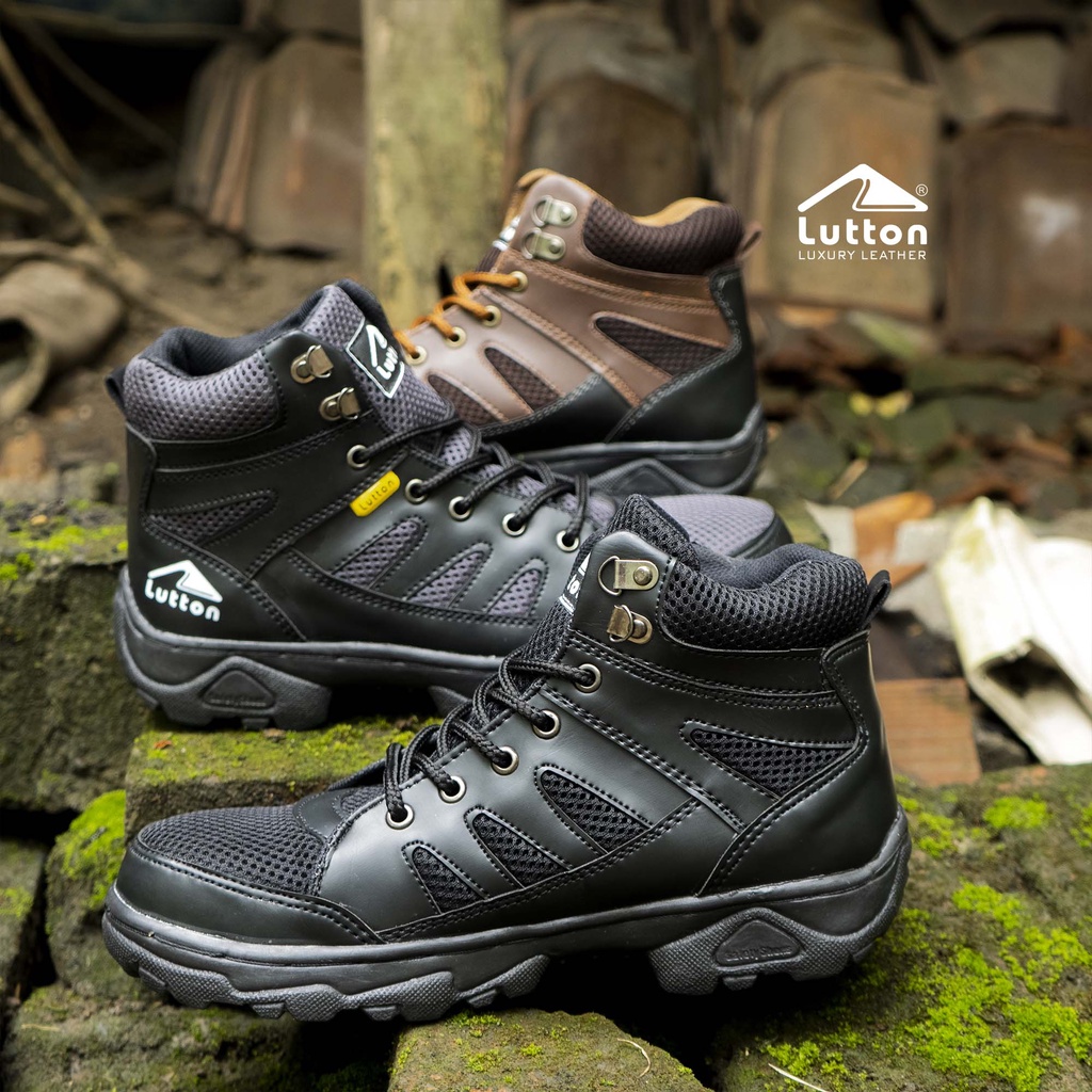 LUTTON SEPATU PRIA 39-43 SAFETY BOOT HIKING