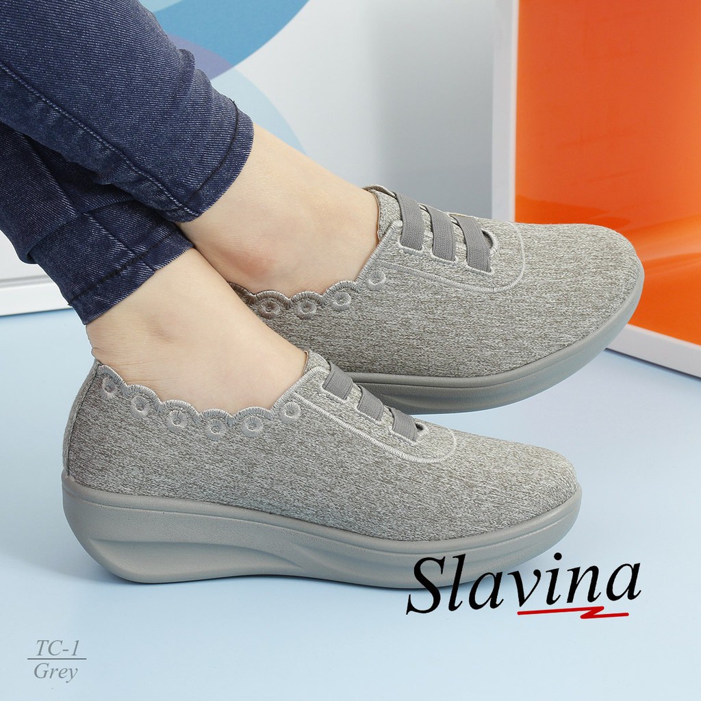 Ivony Seivona - TC-1 Sepatu Wedges Slavina