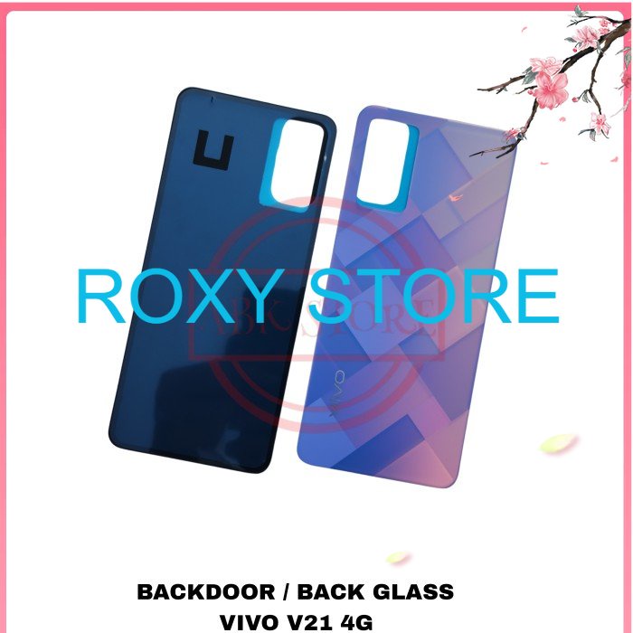 TUTUP BELAKANG BATERAI BACKDOOR BACK CASING BACK GLASS VIVO V21 4G