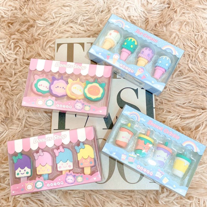 

4pc Penghapus Eraser Fancy Sweet Cute Dessert