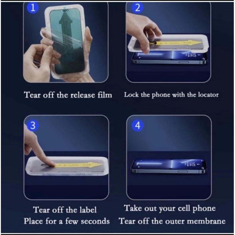 Iphone 14 14 PLUS 14 PRO 14  PRO MAX SUPER FIT Tempered glass anti gores FULL CLEAR