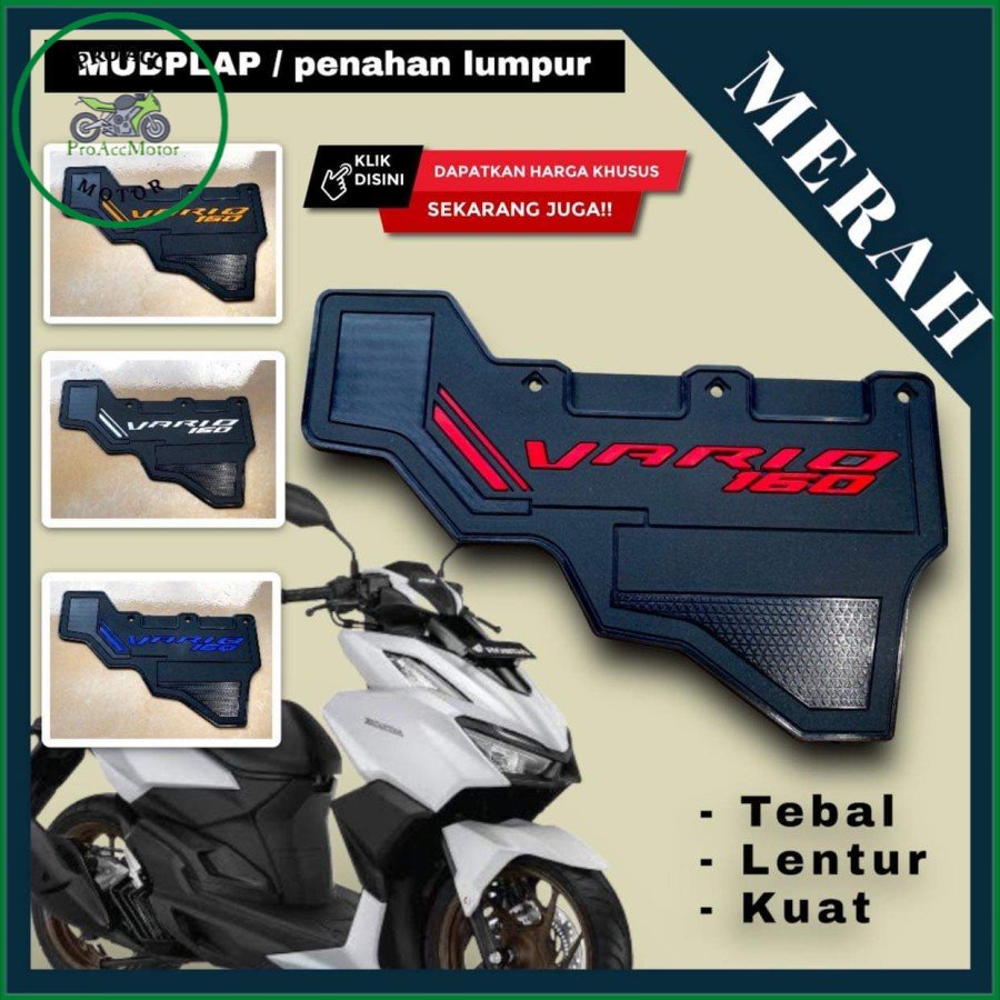 Mudflap Karet Kolong New Vario 160 Pelindung Lumpur Vario 160 Premium (proaccmotor)