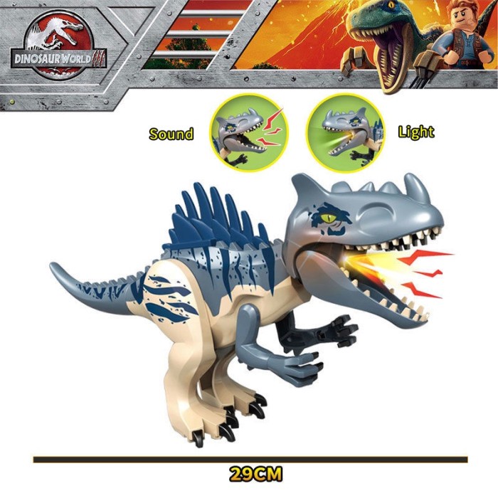 Lego Dino Minifigure Indominus Spinosaurus Baryonyx Swat C3PO Power Ranger Strange