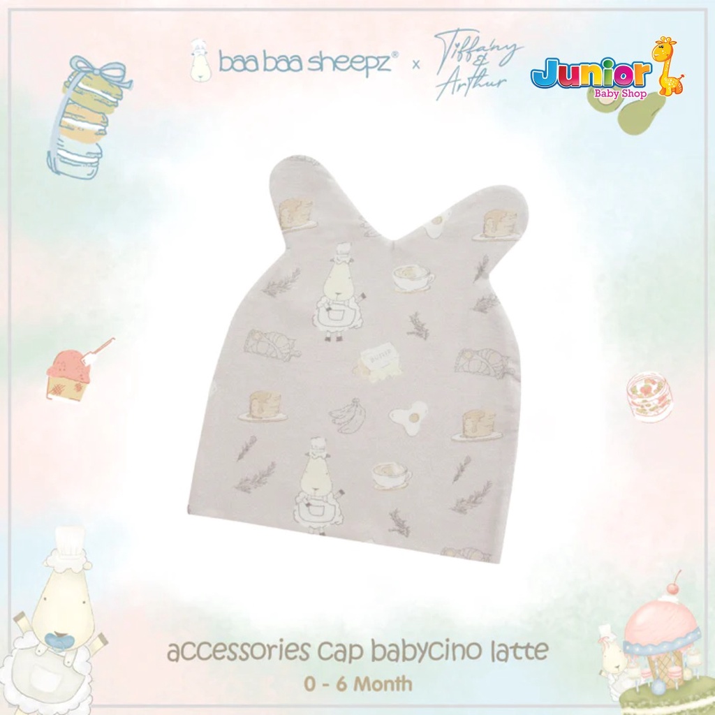 Baabaasheepz Cap X Tiffany&amp;Arthur Baabaachef - Topi Bayi