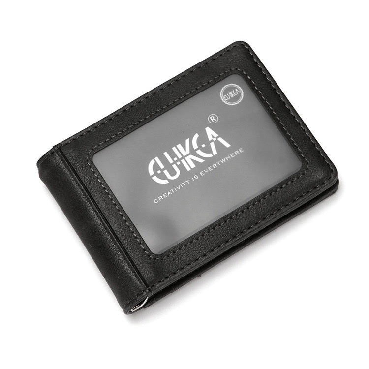IMPOR ORIGINAL CUIKCA HF014 DOMPET KARTU MINIMALIS UANG RFID DENGAN KLIP PENJEPIT ANTI RIBET