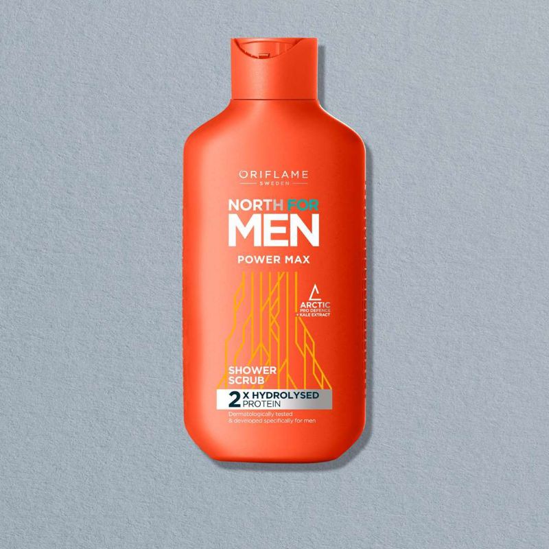 North For Men Subzero Hair &amp; Body Wash/North For Men PowerMax Shower Scrub/North For Men Ultimate Balance Shower Gel