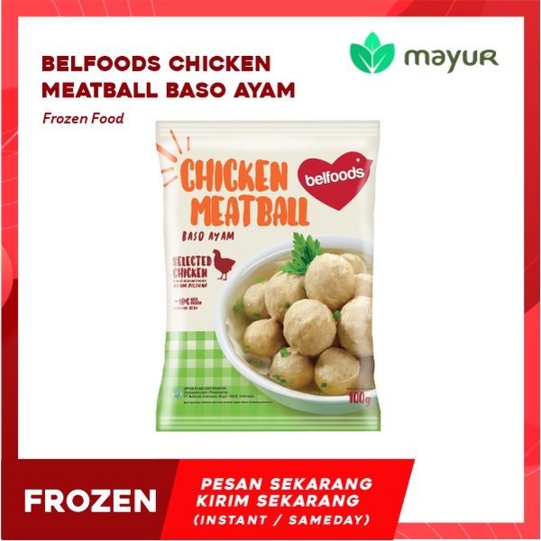 

Belfoods Chicken Meatball Baso Ayam - 100 gr