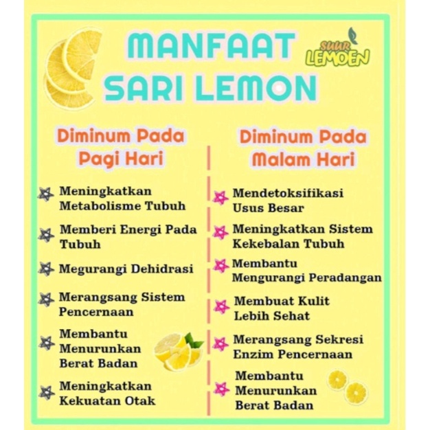 Sari Lemon Fresh 100% Air Lemon Murni 500 ml Untuk Diet dan Detox Pure Lemon California