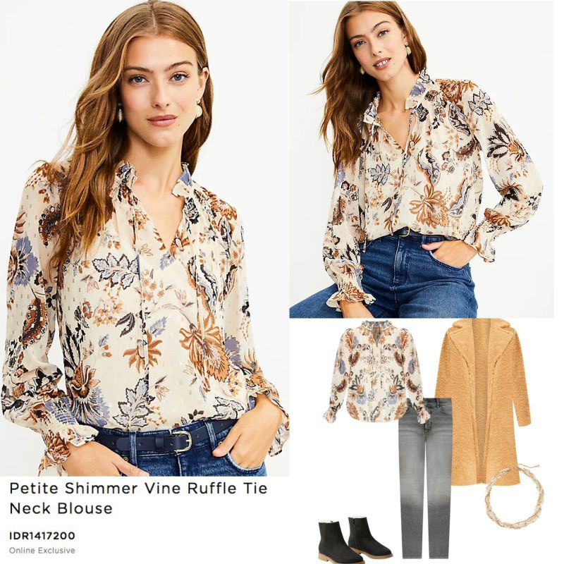 LFT ruched squared blouse