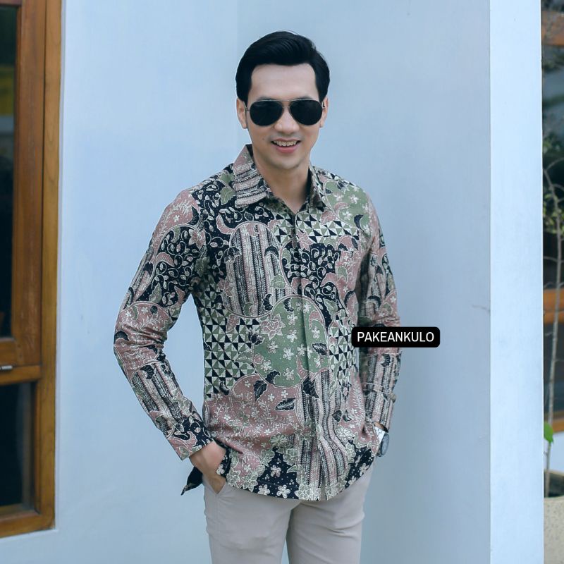 Batik Premium Pria Slimfit || Motif Isnawan