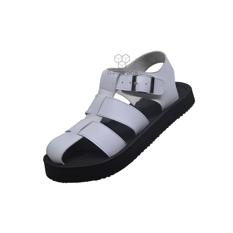 Sandal Tali Wanita Empuk Ringan Terbaru / Sendal Platform Korea Wanita Medium Jumbo / Sandal Kasual Big Size Original THREE BOX MOZU