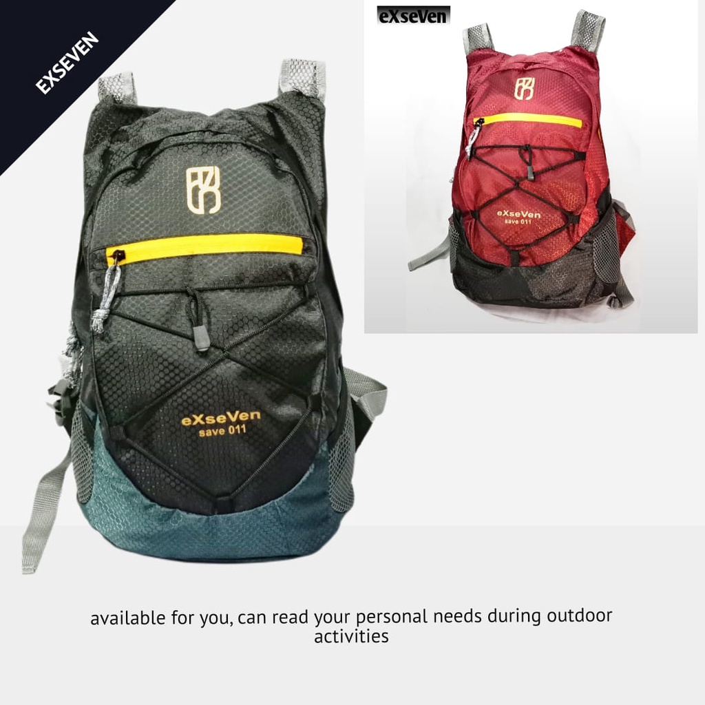 Tas Ransel EXSEVEN Tas Gunung Lipat Waterproof 17L Ransel lipat Traveling 011Tas daypack outdoor pria