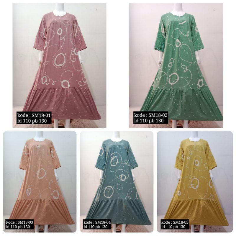 (COD) Sedress nayara daster batik premium adem merk ziyan pekalongan