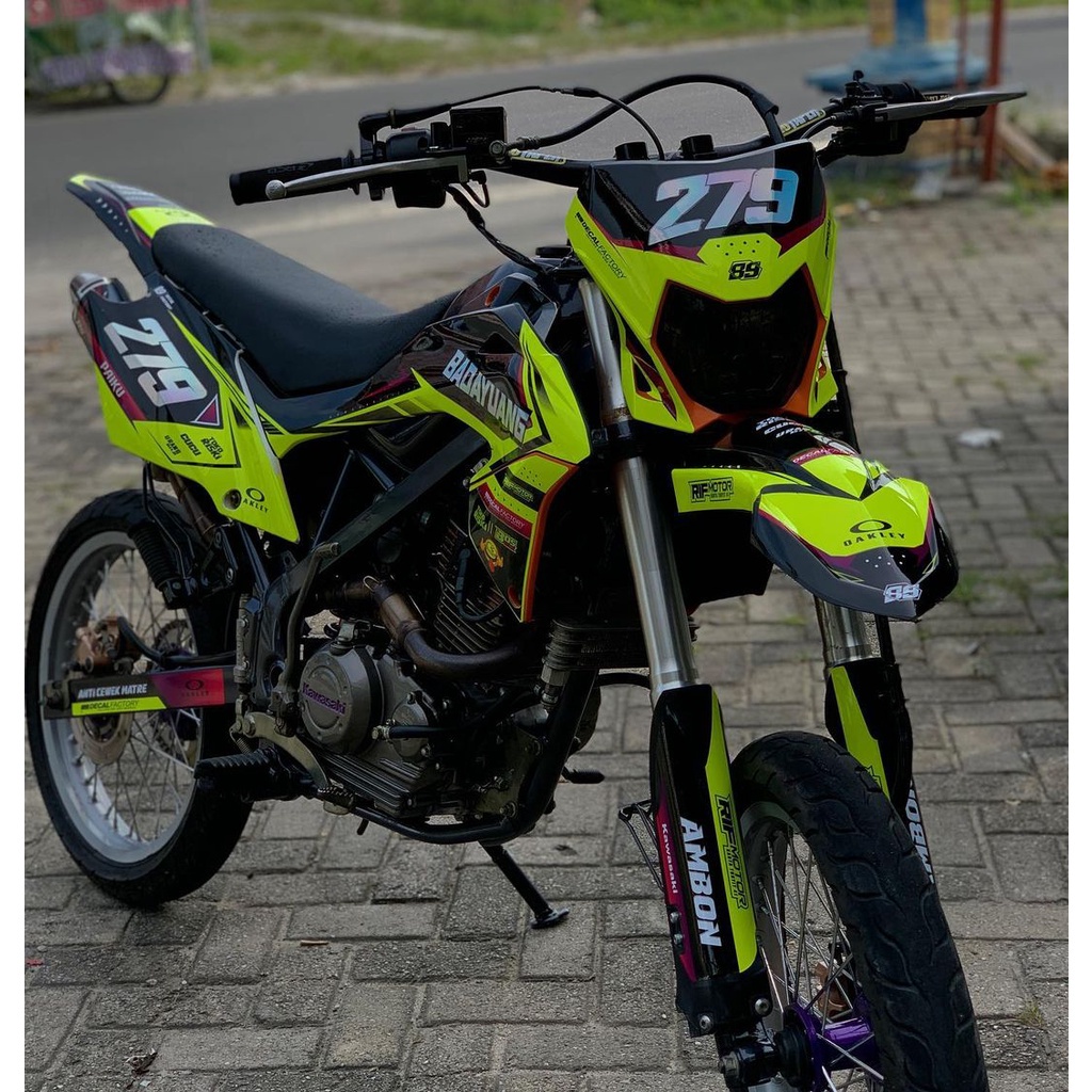 DECAL STIKER KLX KOMBINASI HOLOGRAM - KLX BF - DTRACKER- GORDON FULL BODY