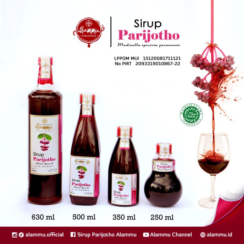 

Sirup Parijotho asli gunung Muria