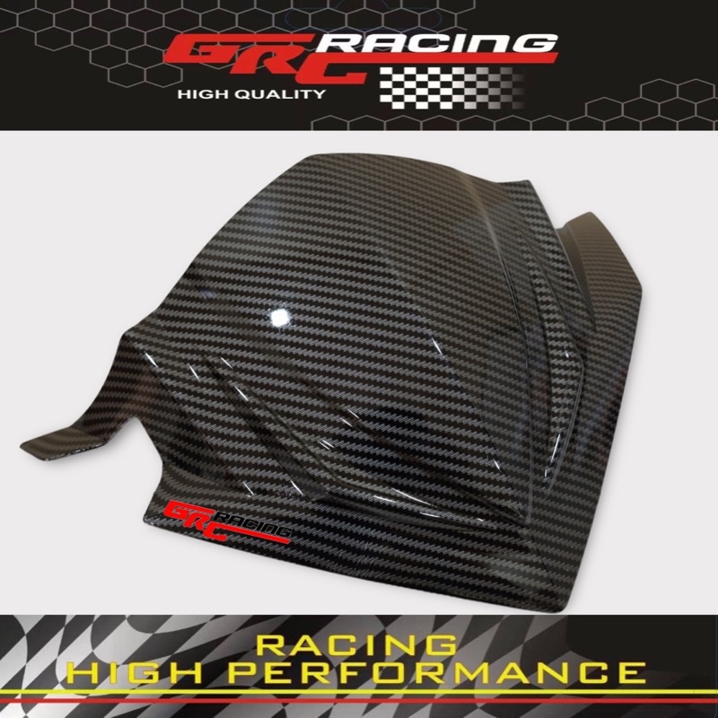 PREMIUM IMPORT VISOR HONDA BEAT FI DELUXE 2020 2021 2022 GRC RACING FULL KARBON CARBON