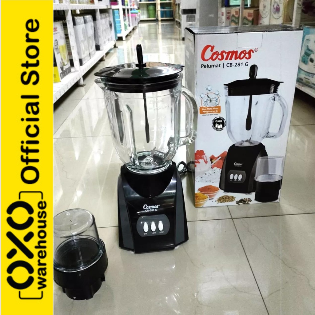 Cosmos Blender - Big Capacity - 2L- CB-281 G - Kapasitas Besar -Garansi Resmi