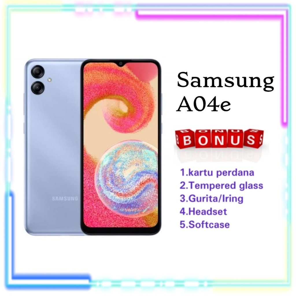 SAMSUNG GALAXY A04E 3/32 NEW GARANSI RESMI SAMSUNG