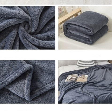 Selimut Bulu Polos Halus Dewasa Uk 150x200 New Collection Terlaris Termurah