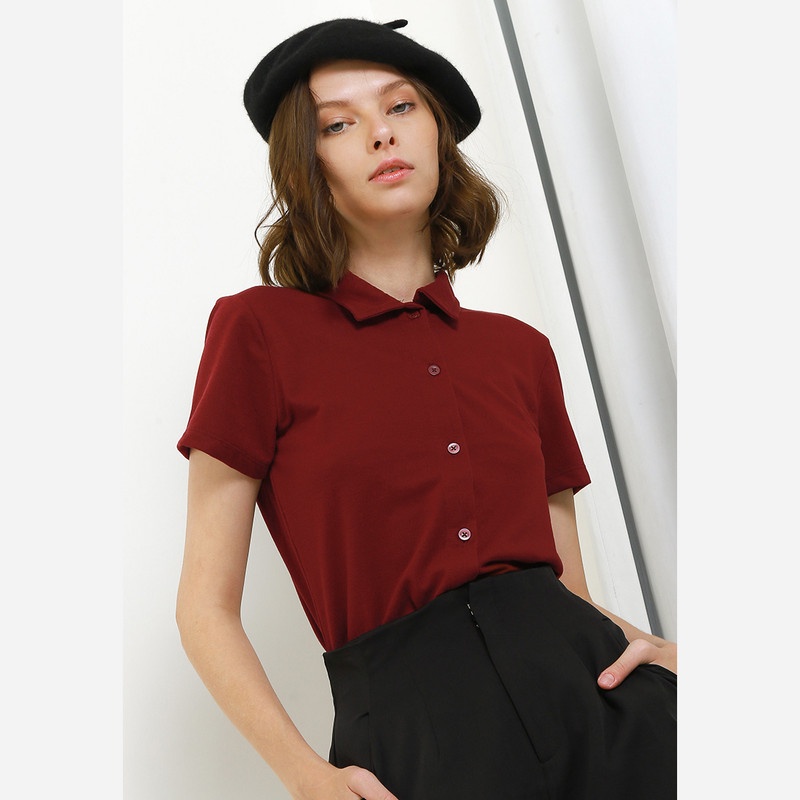 Tolliver Button Down Polo Wanita