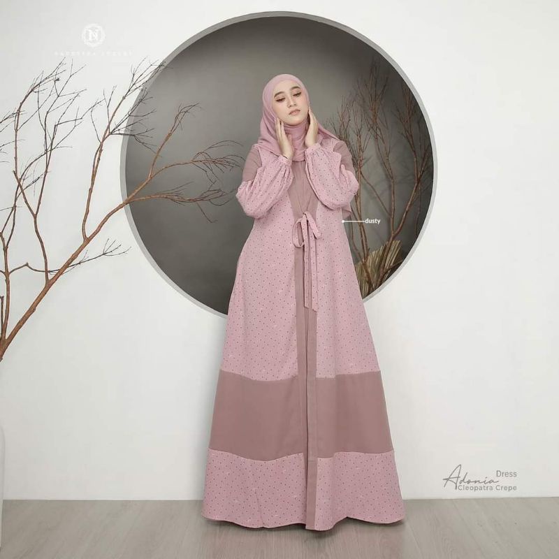 ORIGINAL✓ADONIA DRESS NADHEERA LUXURY✓GAMIS WANITA✓