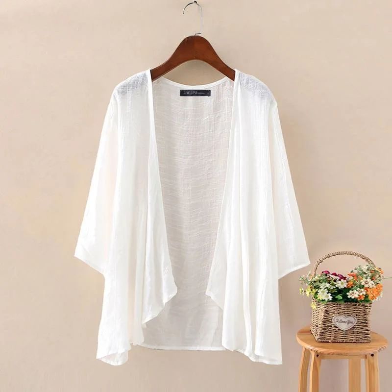 Yorin Outer Batwing Crinkle Airflow Tanpa Lengan