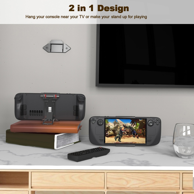 Btsg Rak Meja/Dinding Penyangga Cradle Display Shelf Storage Dock Bracket Untuk Steam Deck