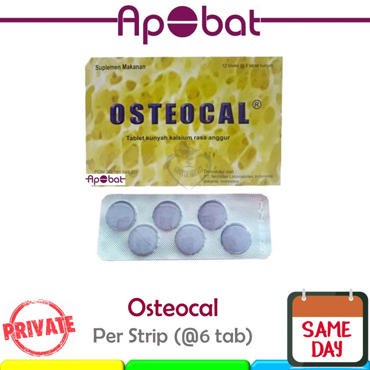 - ApObat - Osteocal Kalsium Vitamin Tulang Oste Osteo Osteokal Tablet