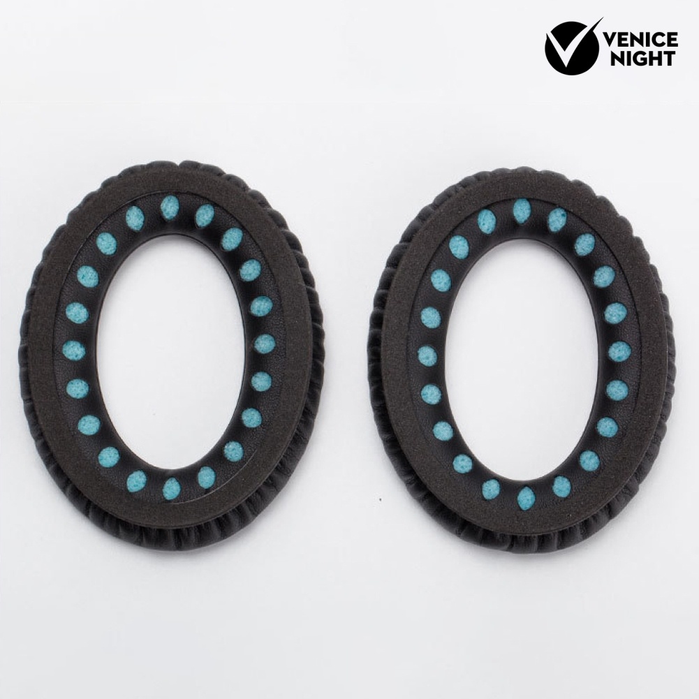 (VNEP) (Berkabel) 1 Pasang Bantalan Telinga Headphone Busa Lembut Nyaman Pengganti untuk BOSE QC 35 Ⅱ